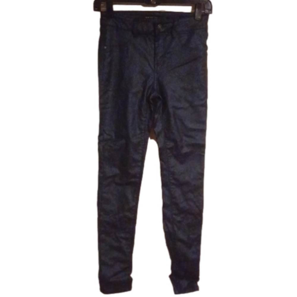 SOUNDSTYLE Mega Stretch black sheeny dress pants.Size 2.